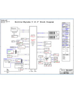 HP PAVILION X360 13-U104LA WISTRON BRITTLE 13.3 15256-SD REV-1 SCHEMATIC