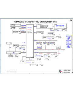 HP VICTUS 16-E0149RU QUANTA G3MQ DAG3MQMBAE0 REV3A SCHEMATIC