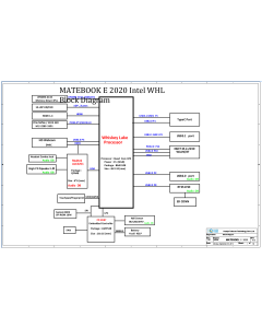 HUAWEI MATEBOOK E 2020 INTEL WHL HUAQIN NB8619 REVV1.0 SCHEMATIC