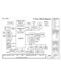 IBM Thinkpad R31 schematic – C-Note 2 – 01204-3	