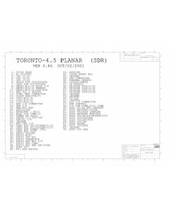 IBM Thinkpad T23 schematic – TORONTO-4.5