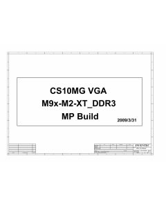 INVENTEC CS10MG-6050A2251501-VGA-A02 MP SCHEMATIC