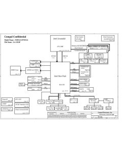 TOSHIBA SATELLITE L500 COMPAL LA-5321P NSWAA NTWAA REV1.0 SCHEMATIC