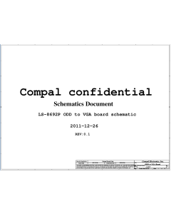 LENOVO Y500 COMPAL LS-8692P REV0.1 SCHEMATIC
