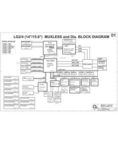 LG S425/S530 schematic –  LG2/4 (14″/15.6″) MUXLESS and Dis 
