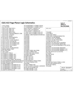 LENOVO THINKPAD X13 YOGA G2 WISTRON LYNX-1 20315-1 REV1 SCHEMATIC