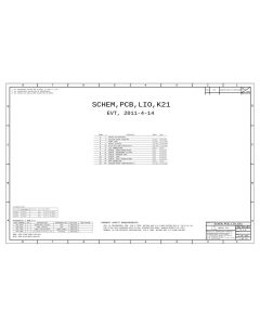 APPLE MACBOOK AIR A1369  LIO BOARD 820-3057-A 051-8933 SCHEMATIC