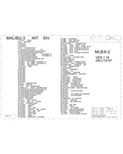 Lenovo Thinkpad R400 schematic – MALIBU-3 INT SIV