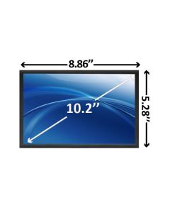 10.2" CLAA102NA2CCN WSVGA Матрица / Дисплей за лаптоп, гланц