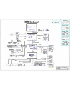 Sony VGN-NW Series schematic – M850 