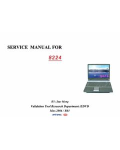 MITAC 8224 Service manual