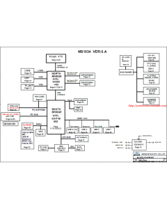 MSI Megabook M660 schematic – MS-1034