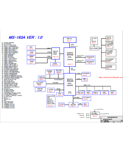 MSI GX600 Motherboard schematic – MS-163A 