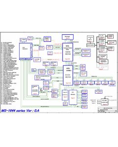 MSI MegaBook PR621 schematic – MS-1644