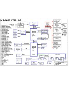 MSI CX605 MS-1687 VER0A SCHEMATIC