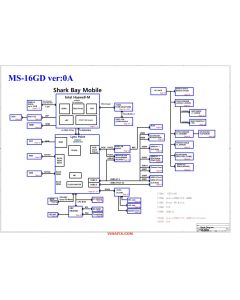 MSI CX61 MS-16GD MS-16GD1 VER0A SCHEMATIC