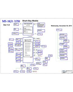 MSI GP62 2QE LEOPARD PRO MS-16J11 REV1.0 SCHEMATIC