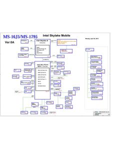 MSI GE62 APACHE PRO MS-16J51 MS-1795 REV0.A SCHEMATIC