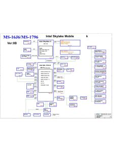 MSI GL62 6QD 6QC MS-16J6 MS-16J61 MS-1796 REV0B SCHEMATIC