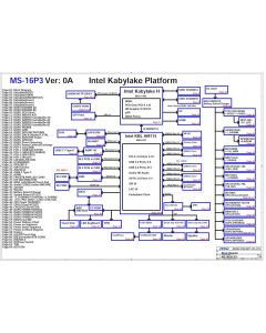 MSI GE73 7RD RAIDER MS-16P3 MS-16P31 MS-17C3 VER0A SCHEMATIC
