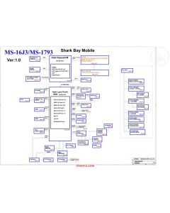 MSI GP62 2QE MS-16J31 REV1.0 SCHEMATIC