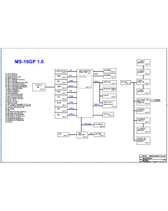 MSI CR61 3M MS-16GP MS-16GP1 REV1.0 SCHEMATIC