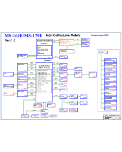 MSI GF62 8RE MS-16JE MS-16JE1 MS-179E VER1.0 SCHEMATIC