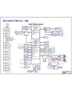 MSI GS63 STEALTH 8RE MS-16K5 MS-17B5 REV0B SCHEMATIC 