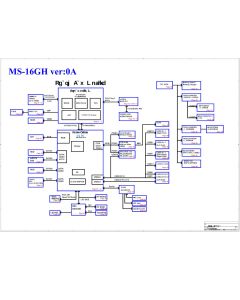 MSI GP60 2PE LEOPARD MSI MS-16GH1 MS-16GH REV0A SCHEMATIC