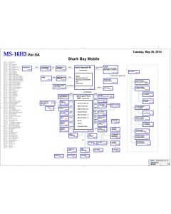 MSI MS-16H3 REV:0A 0B SCHEMATIC