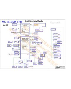 MSI GE62 APACHE PRO MS-16J51 MS-1795 REV1.0 SCHEMATIC
