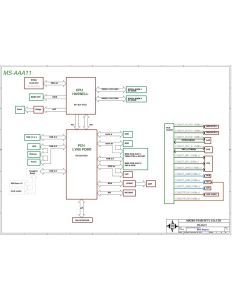 HAIER Q7S-B235M 21.5" AIO  MSI MS-AAA11 REV: 1.1 SCHEMATIC