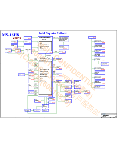 MSI PX60 6QD WS60 6QI WS62 GS60 6QC MS-16H8 MS-16H81 VER1.0 SCHEMATIC