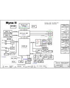 The motherboard schematic for ACER TravelMate 3300