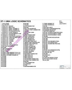 LENOVO THINKPAD T440S ST-1 UMA SVT NM-A052 VILT0 SCHEMATIC