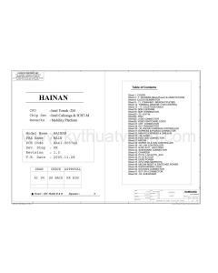 Samsung NP-X11 schematic – HAINAN – BA41-00574A