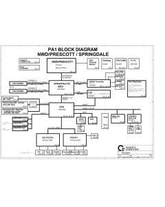 Gateway M675/M675PRR schematic – PA1 	