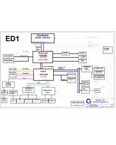 Packard Bell EasyNote A7718 Schematic - QUANTA ED1