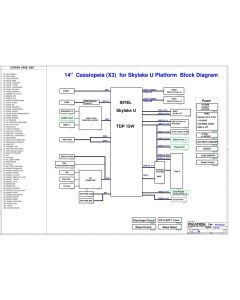 ACER TRAVELMATE X349 PEGATRON 14" CASSIOPEIA  X3 REV1.0 SCHEMATIC