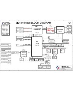 Quanta QL4 (15.6W) Dis. & UMA schematic