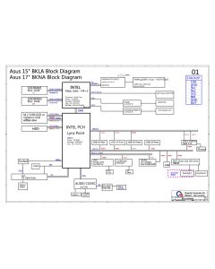 ASUS ROG GL503VD GL703VD QUANTA BKN BKLA BKNA REV1A SCHEMATIC