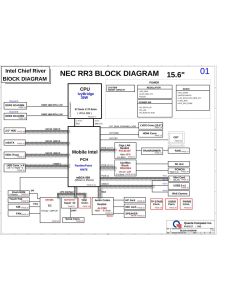 NEC VK19EA, VK18E QUANTA RR3 REVES1 SCHEMATIC
