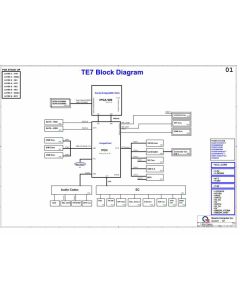 TOSHIBA SATELLITE E300 UMA Schematic - QUANTA TE7