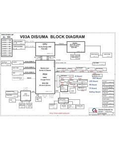 The motherboard schematic for Dell Inspiron 17R N7110 V03A DIS/UMA