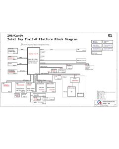 DELL CHROMEBOOK 11 P22T QUANTA ZM8 DA0ZM8MB6D0 REV1A SCHEMATIC