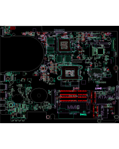 DELL INSPIRON 5720 QUANTA R09 DA0R09MB6H1 REVH BOARDVIEW