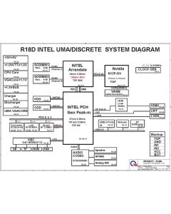 HP Pavilion G4 Schematic - QUANTA  R18D INTEL UMA/DISCRETE