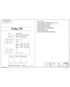 SAMSUNG SCALA_15L BA41-01377A BA41-01378A BA41-01379A BA41-01380A SCHEMATIC