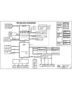 Toshiba Satellite L600D schematic  - Quanta TE3