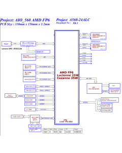 LENOVO IDEACENTRE 5 24ALC6 AIO AVC A560-24ALC VERX01 SCHEMATIC